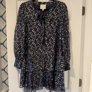 Holiday Dresses are here!!!! Navy and gold dress